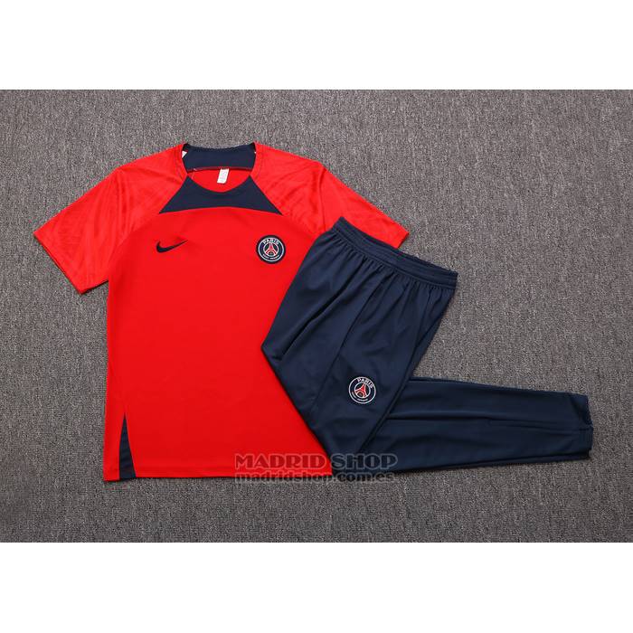 Chandal del Paris Saint-Germain Manga Corta 2022-2023 Rojo